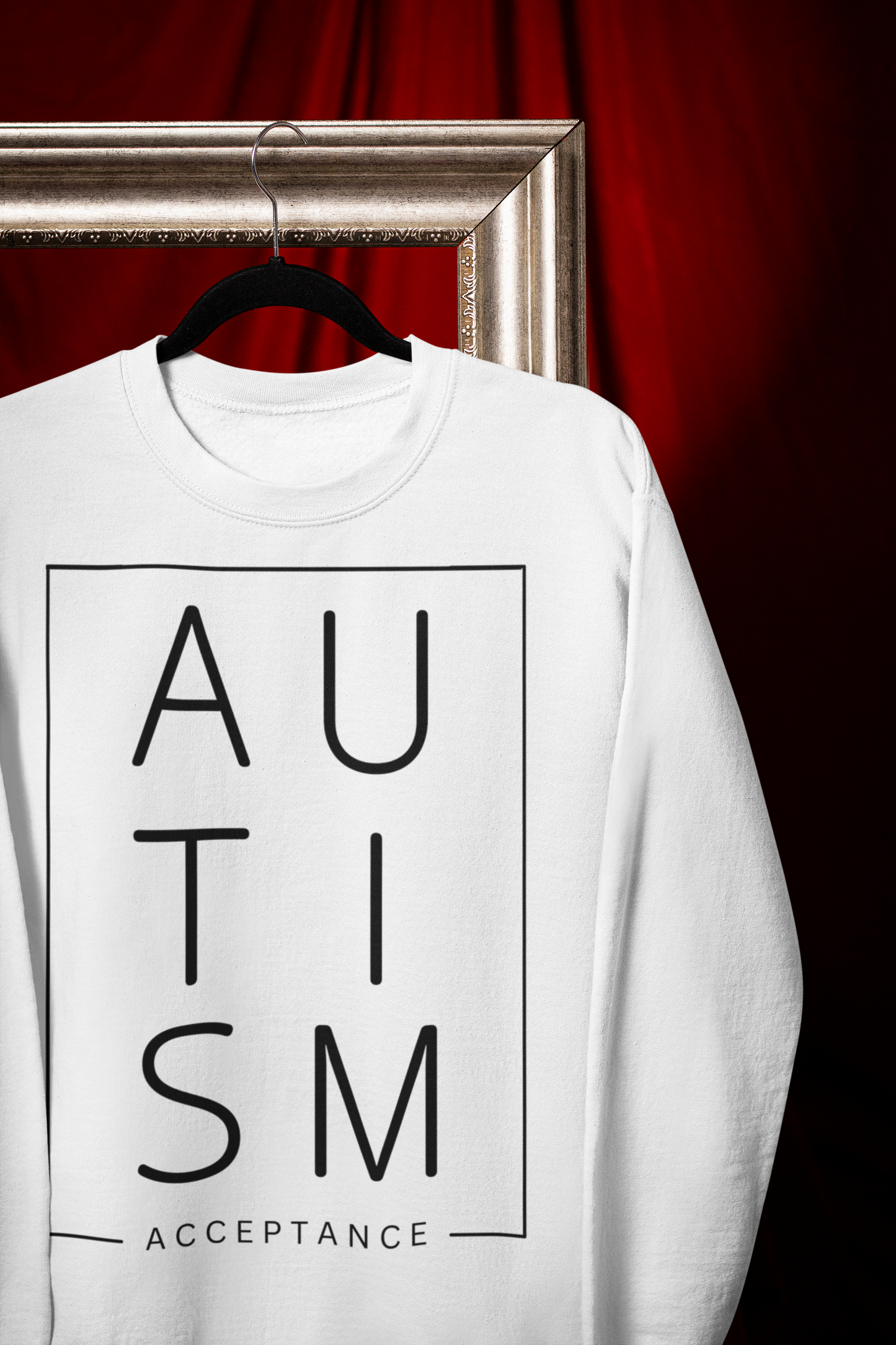 Autism Acceptance Crewneck Pullover Sweatshirt