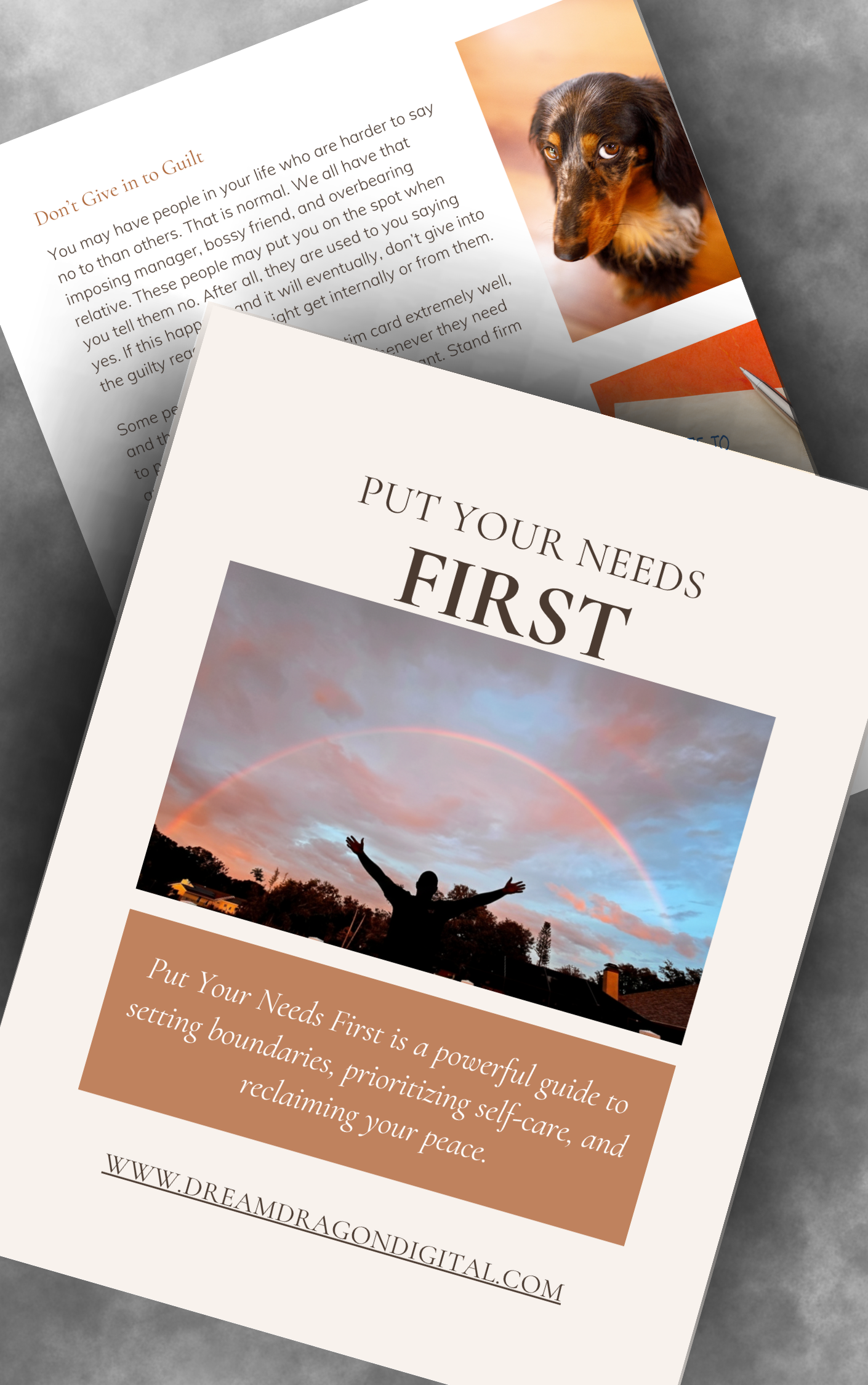 Put Your Needs First E-book and Workbook