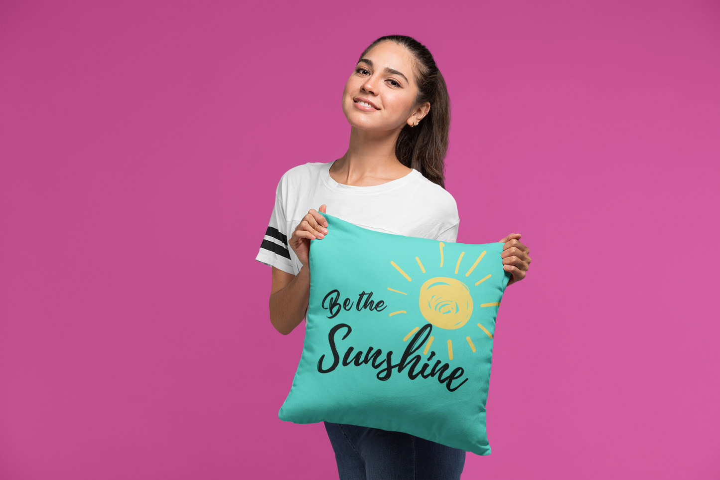 Be the Sunshine Square Pillow