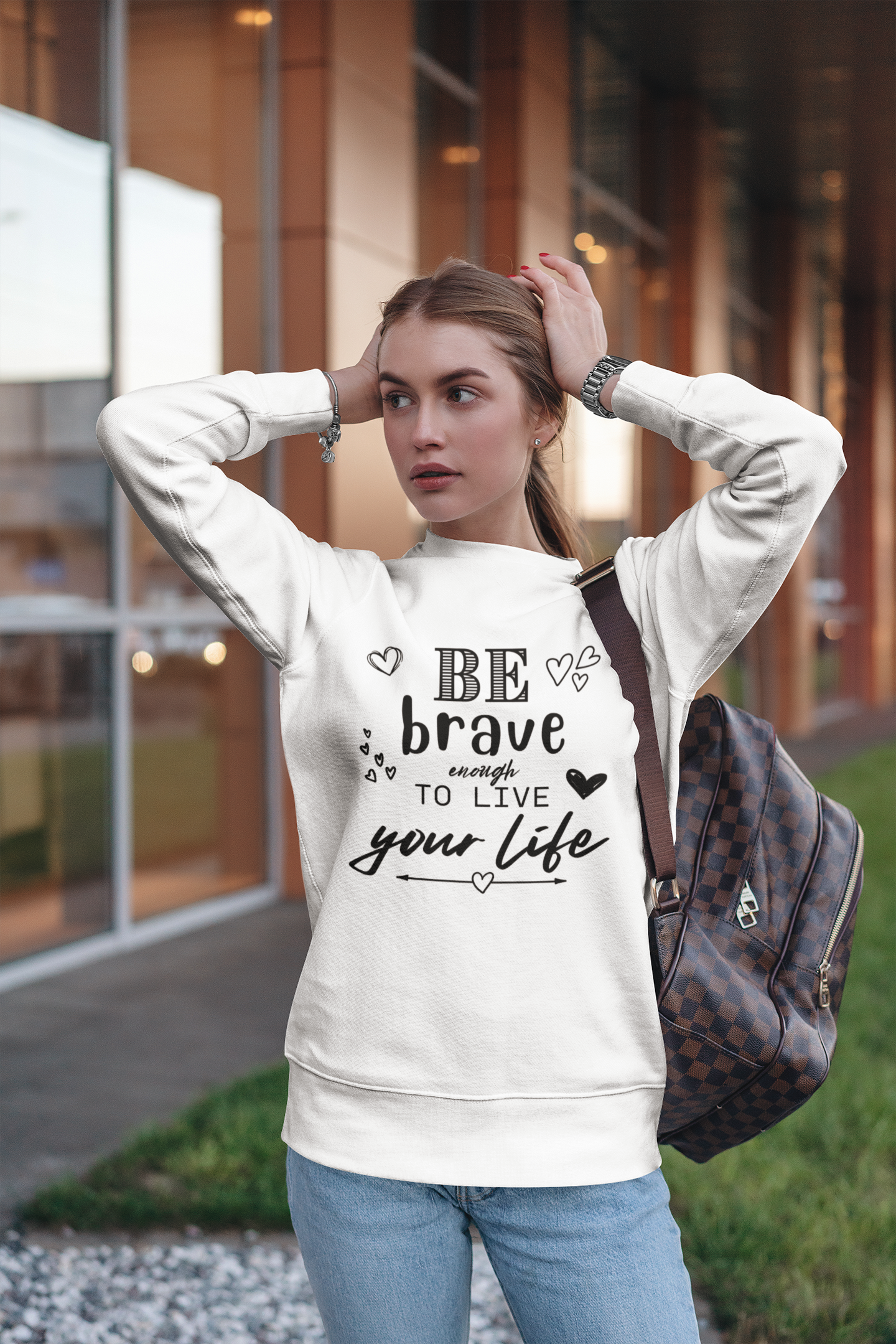 Be Brave Crewneck Sweatshirt