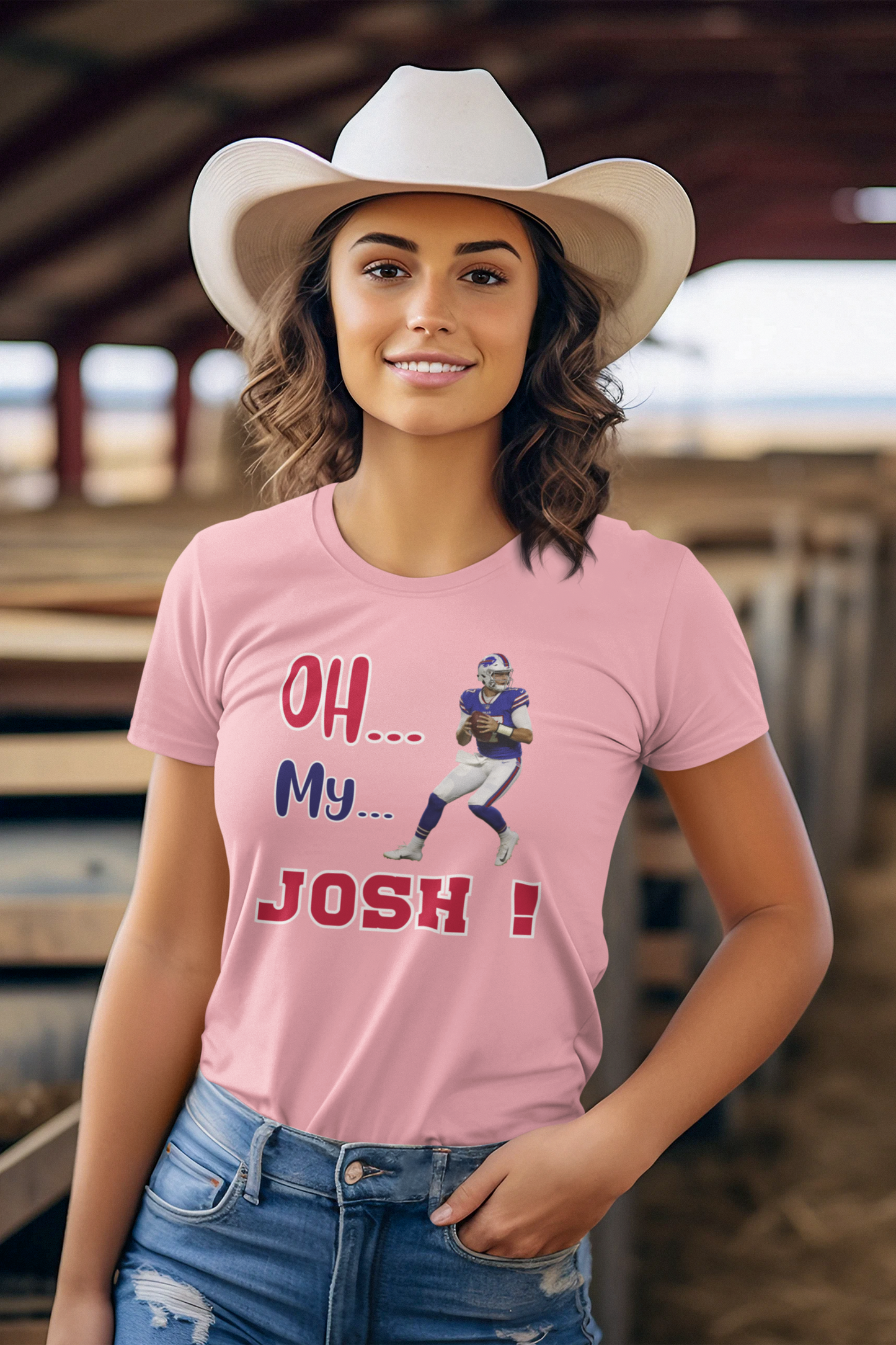 Oh... My... Josh! Ladies T-Shirt