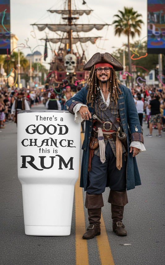 There's a good Chance This is Rum 30 oz Tumbler
