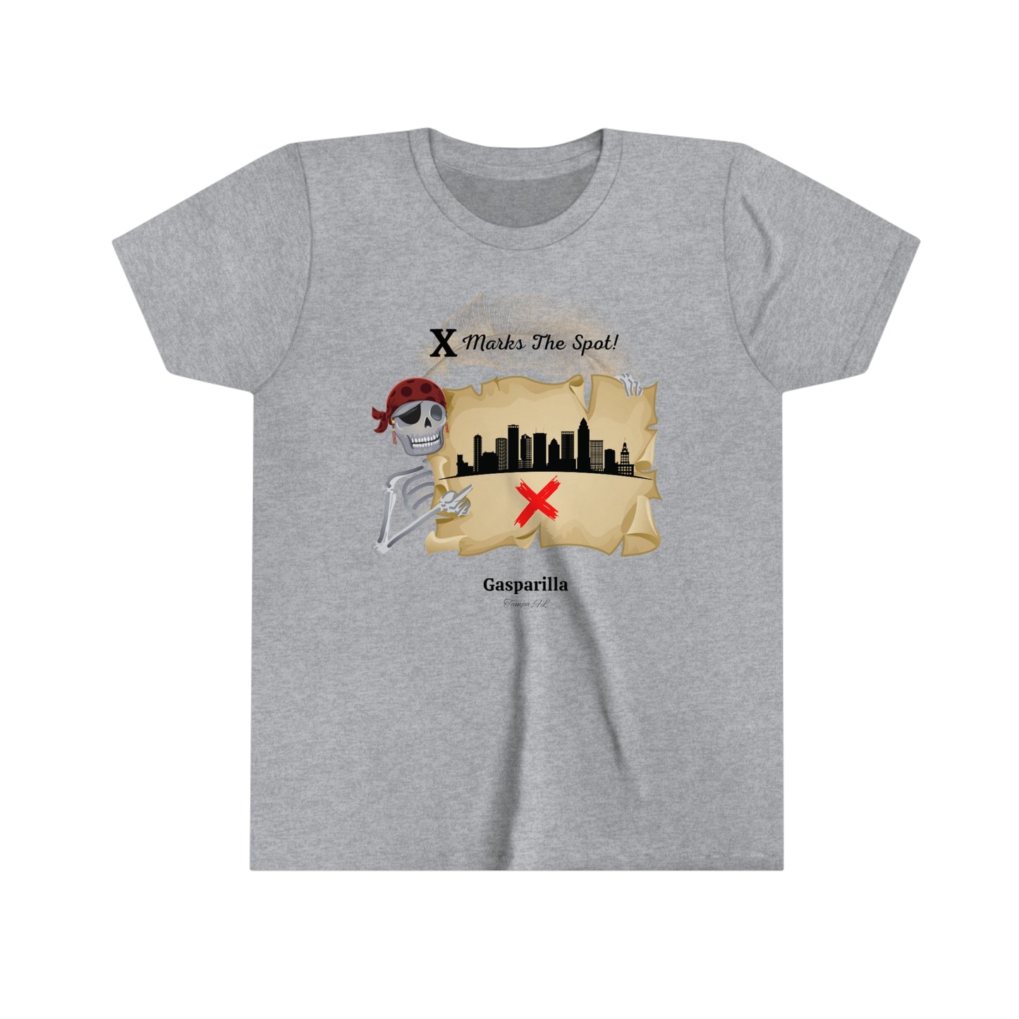 X Marks the Spot Gasparilla Youth Tee