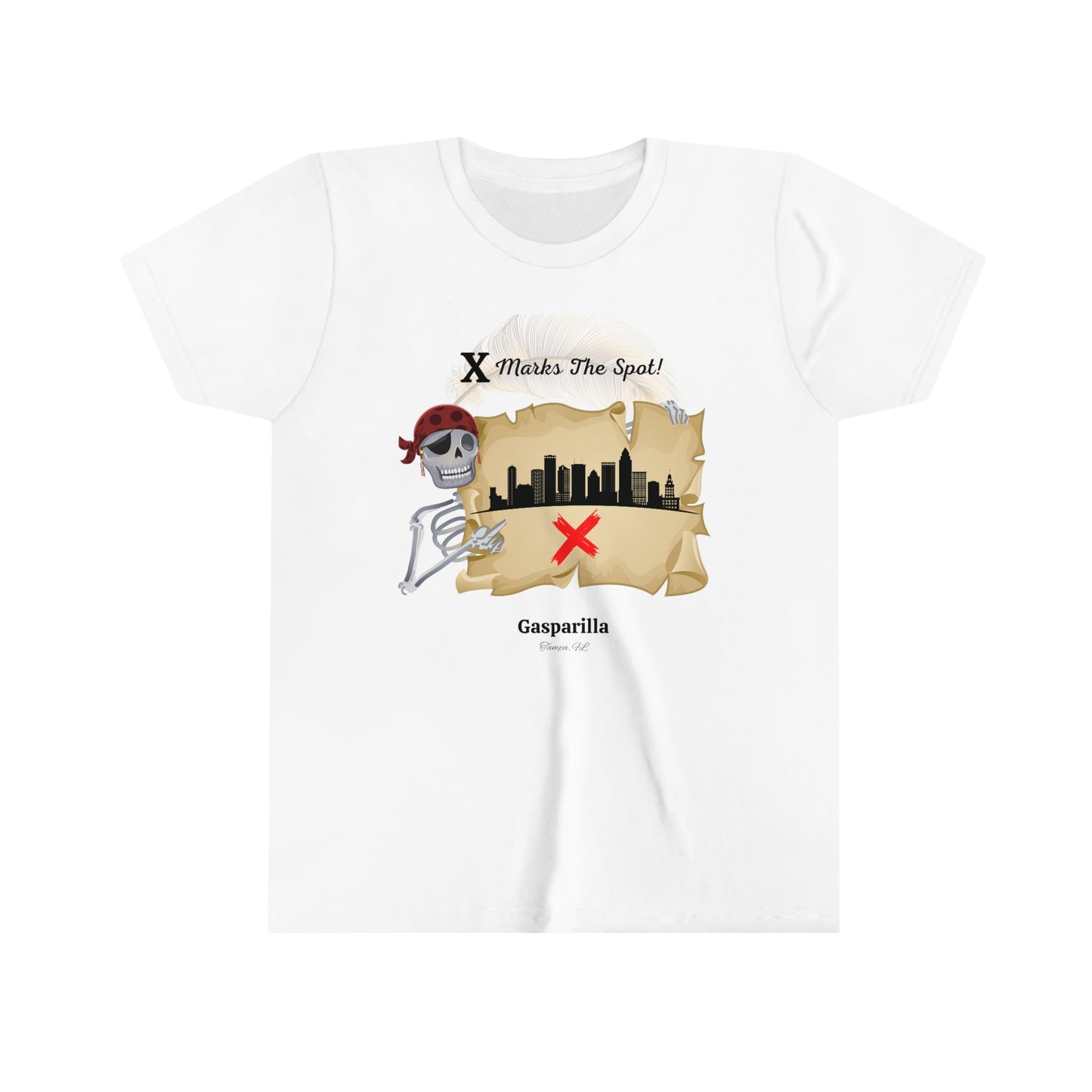 X Marks the Spot Gasparilla Youth Tee