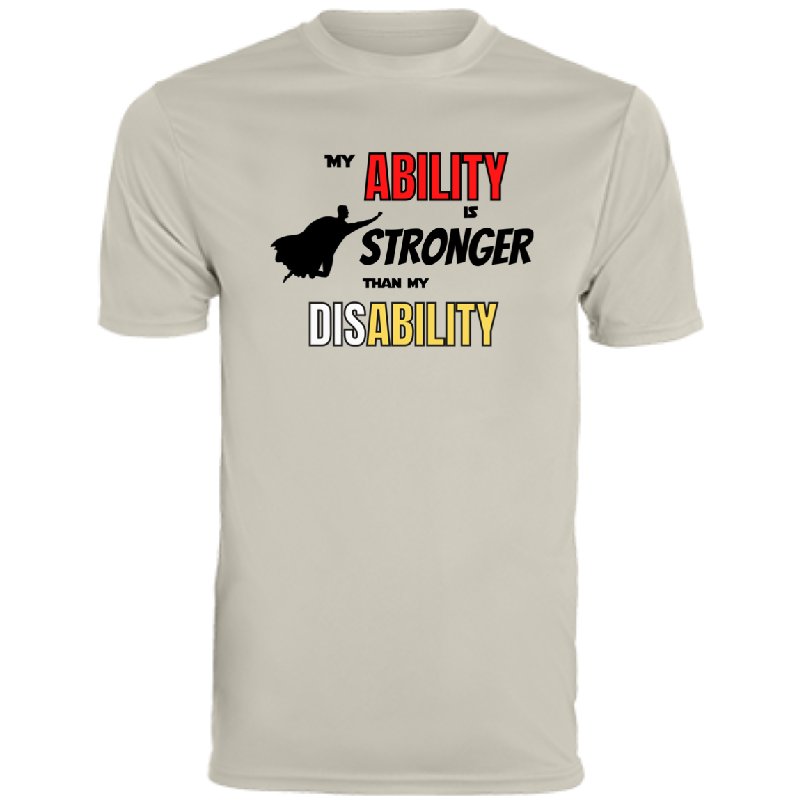 I am Stronger Men's Moisture-Wicking Tee