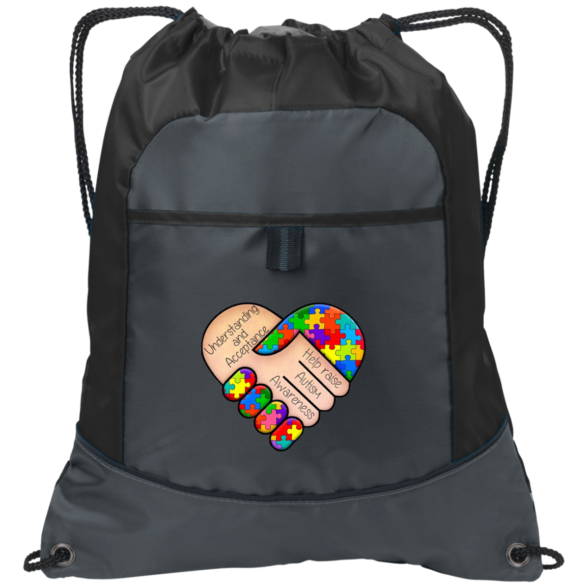 Autism Awareness Pocket Cinch Pack