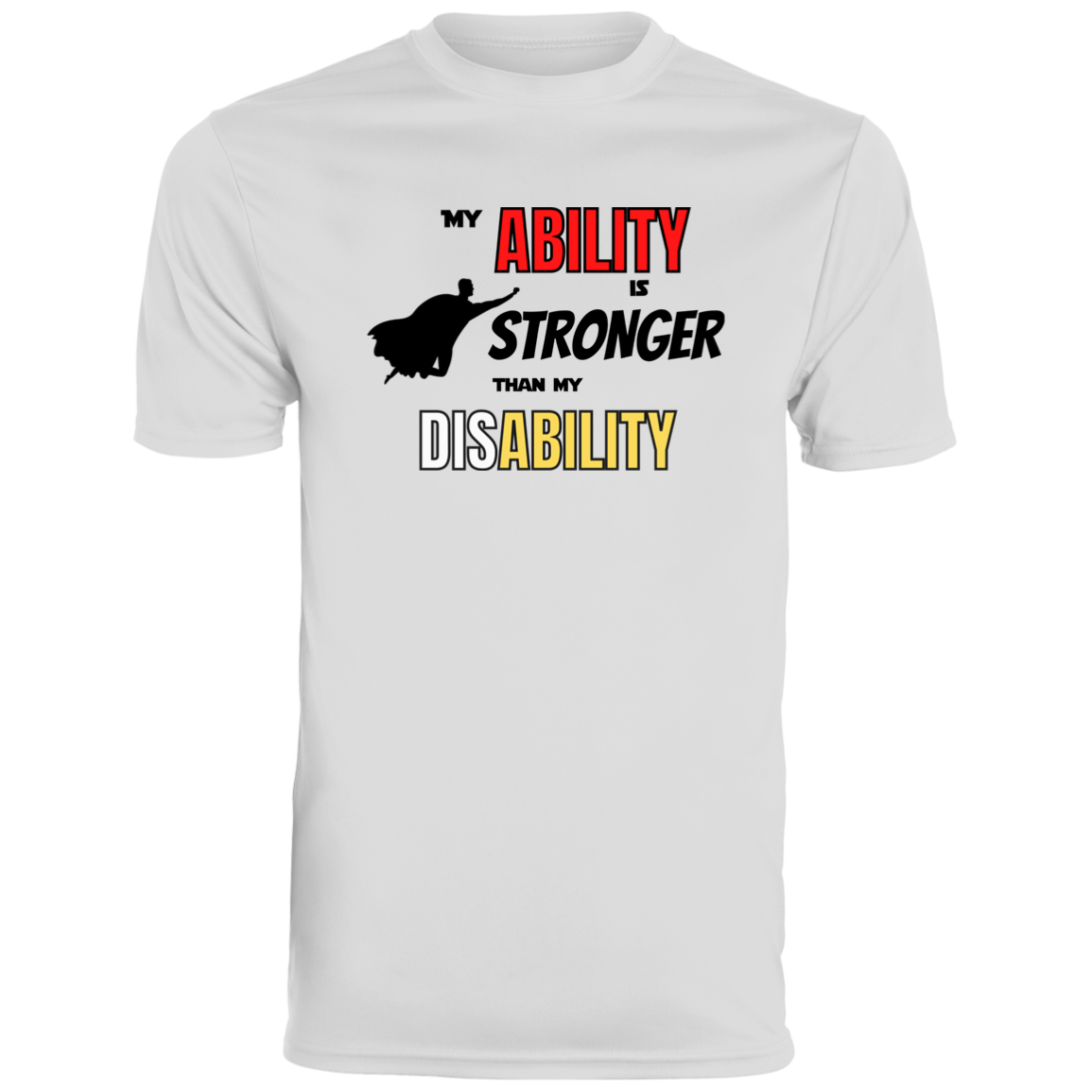 I am Stronger Men's Moisture-Wicking Tee