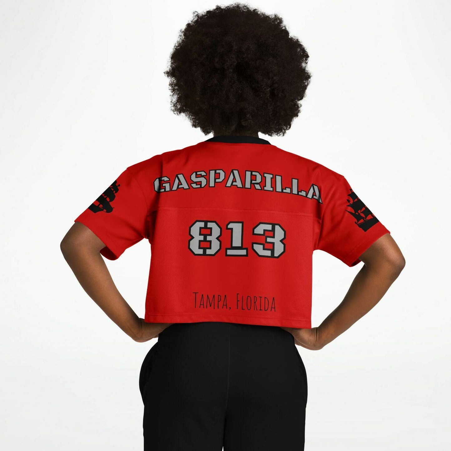 Gasparilla Cropped Woman's Football Jersey