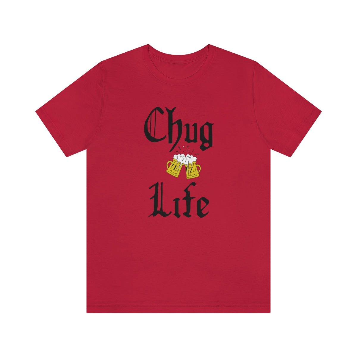 Beerz - Chug Life Jersey Short Sleeve Tee