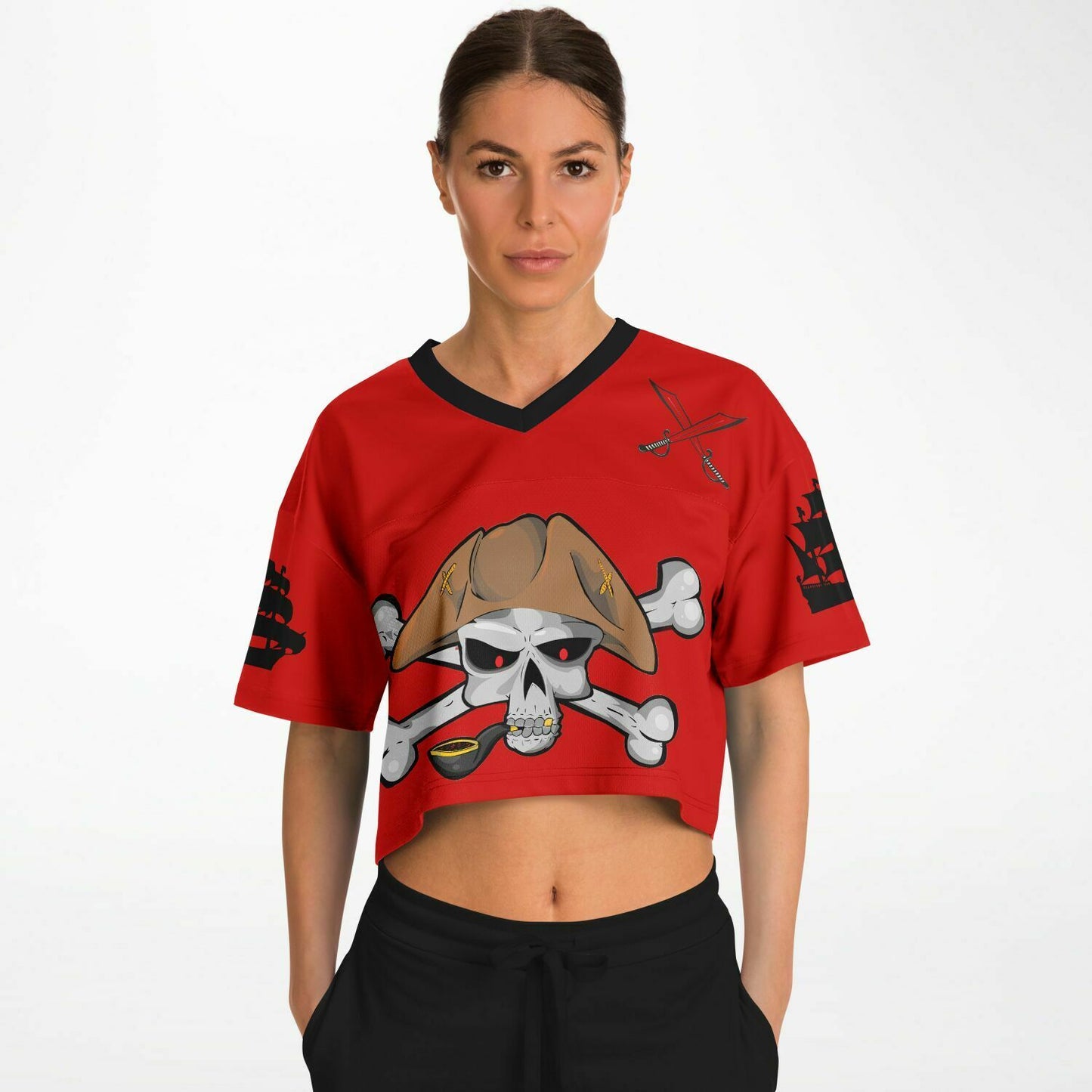 Gasparilla Cropped Woman's Football Jersey