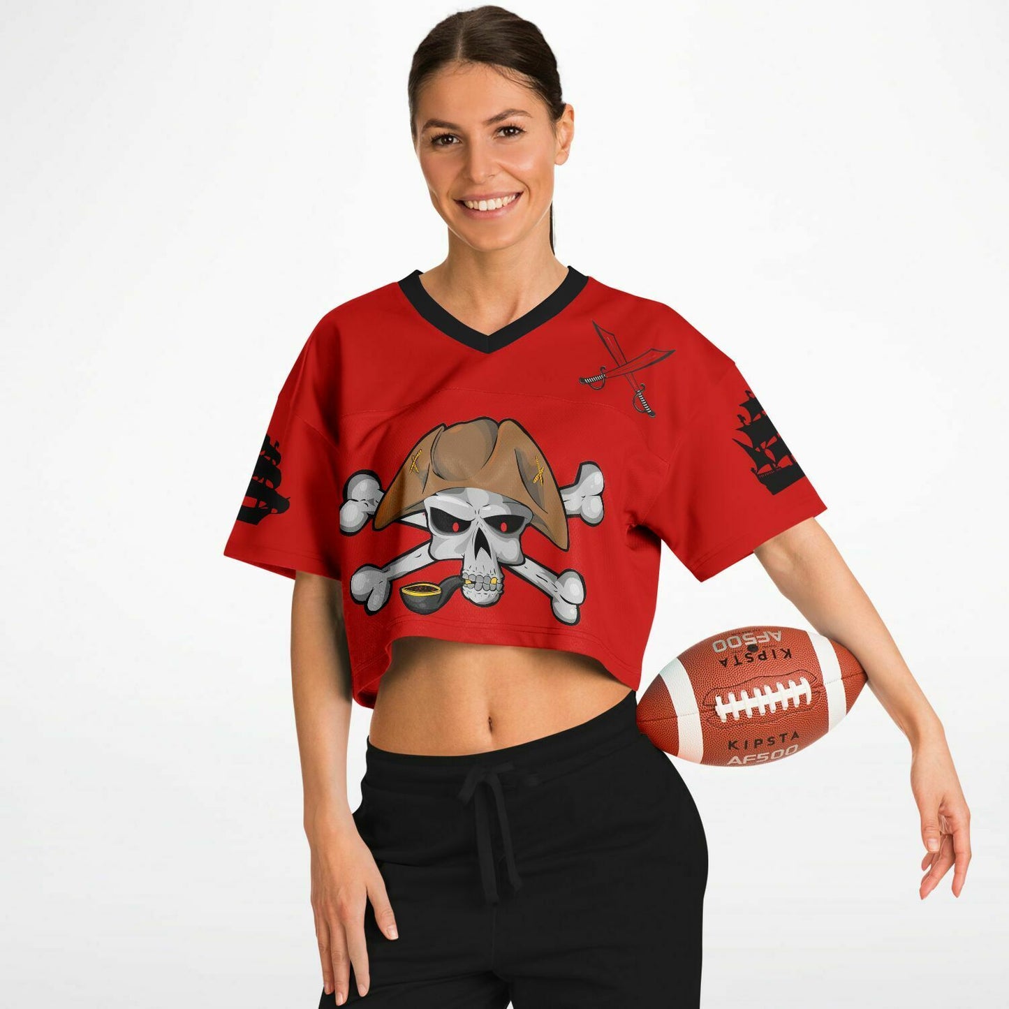 Gasparilla Cropped Woman's Football Jersey
