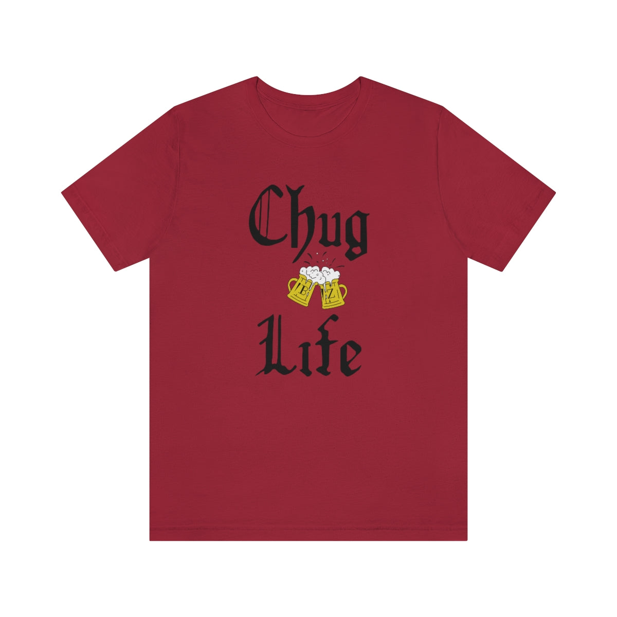 Beerz - Chug Life Jersey Short Sleeve Tee