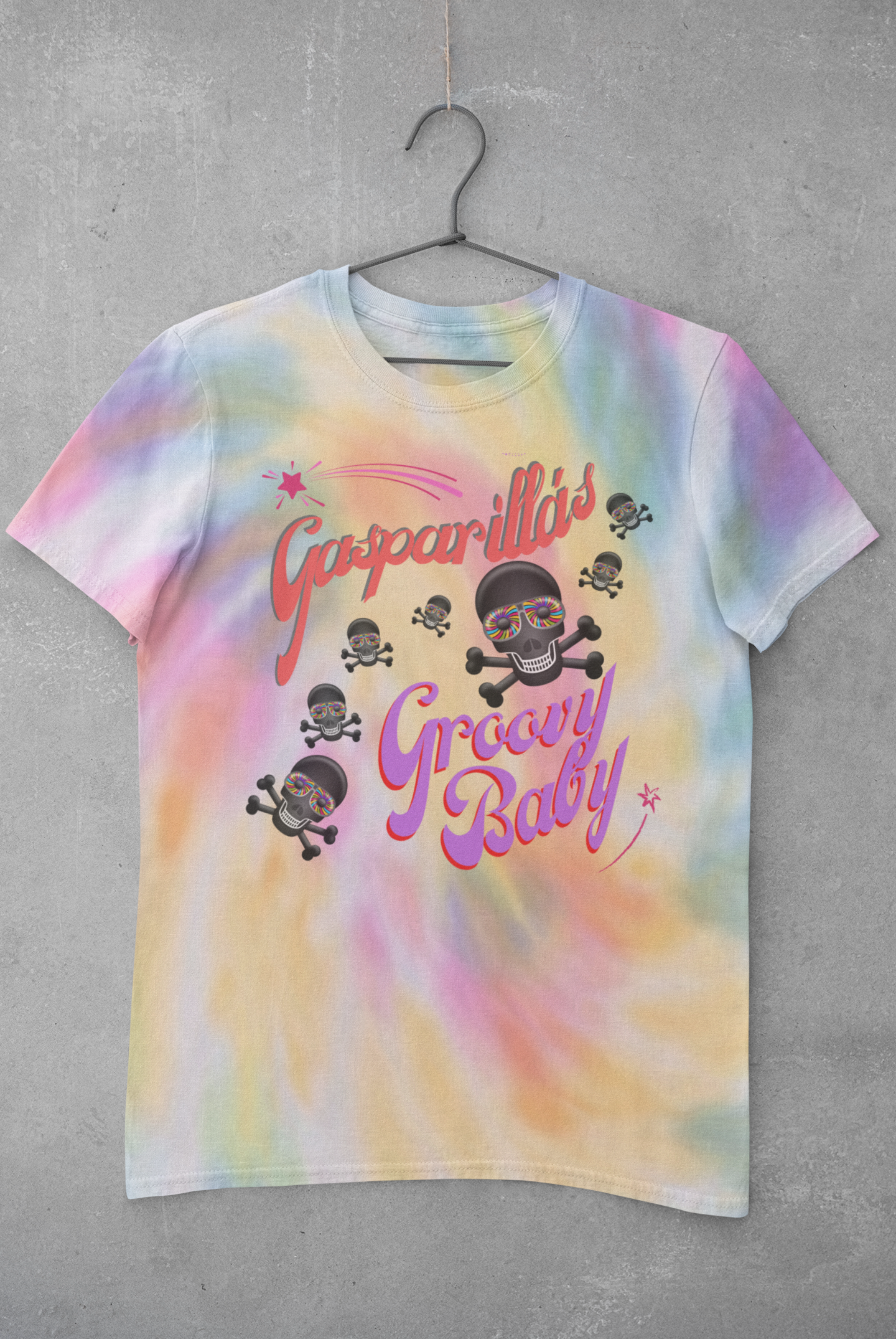 Groovy Gasparilla Women's Tie-Dye Crop Tee