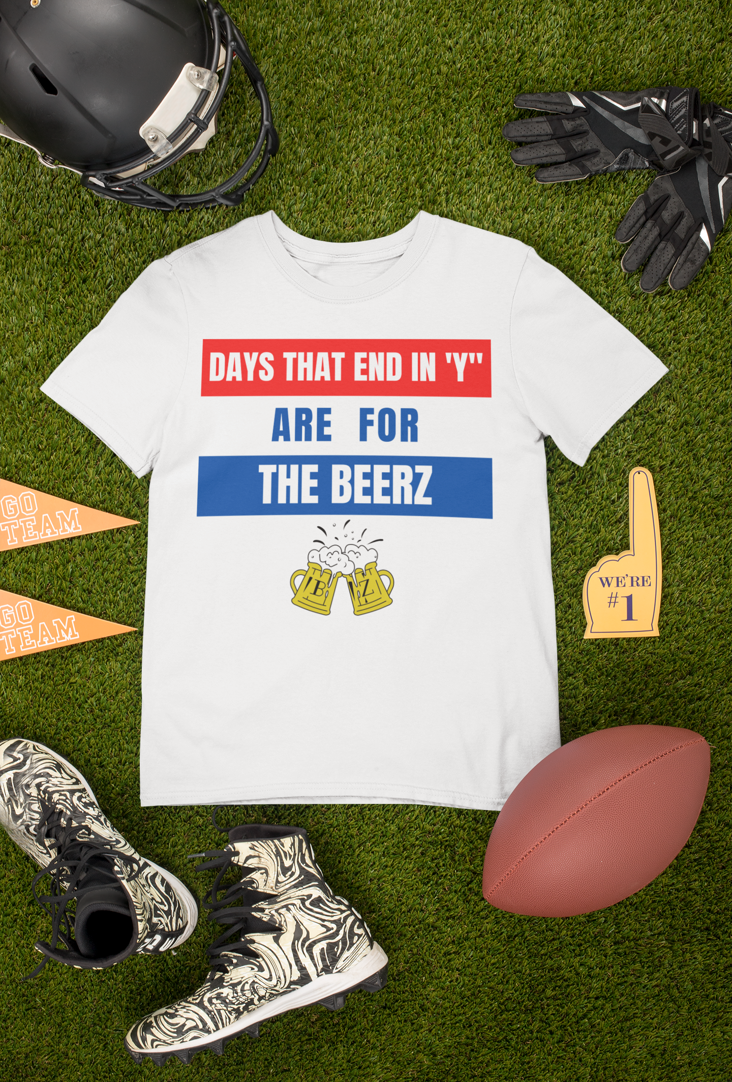 Days that end in "Y" are for the BEERZ short sleeve T-shirt