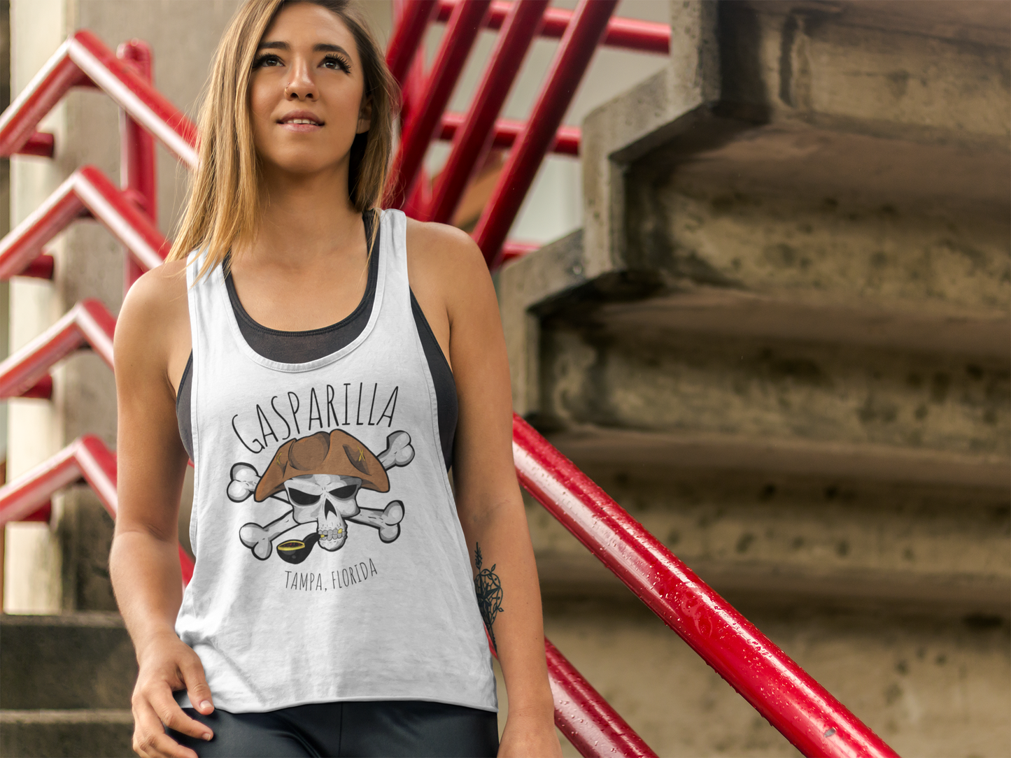 Women's Gasparilla Flowy Racerback Tank